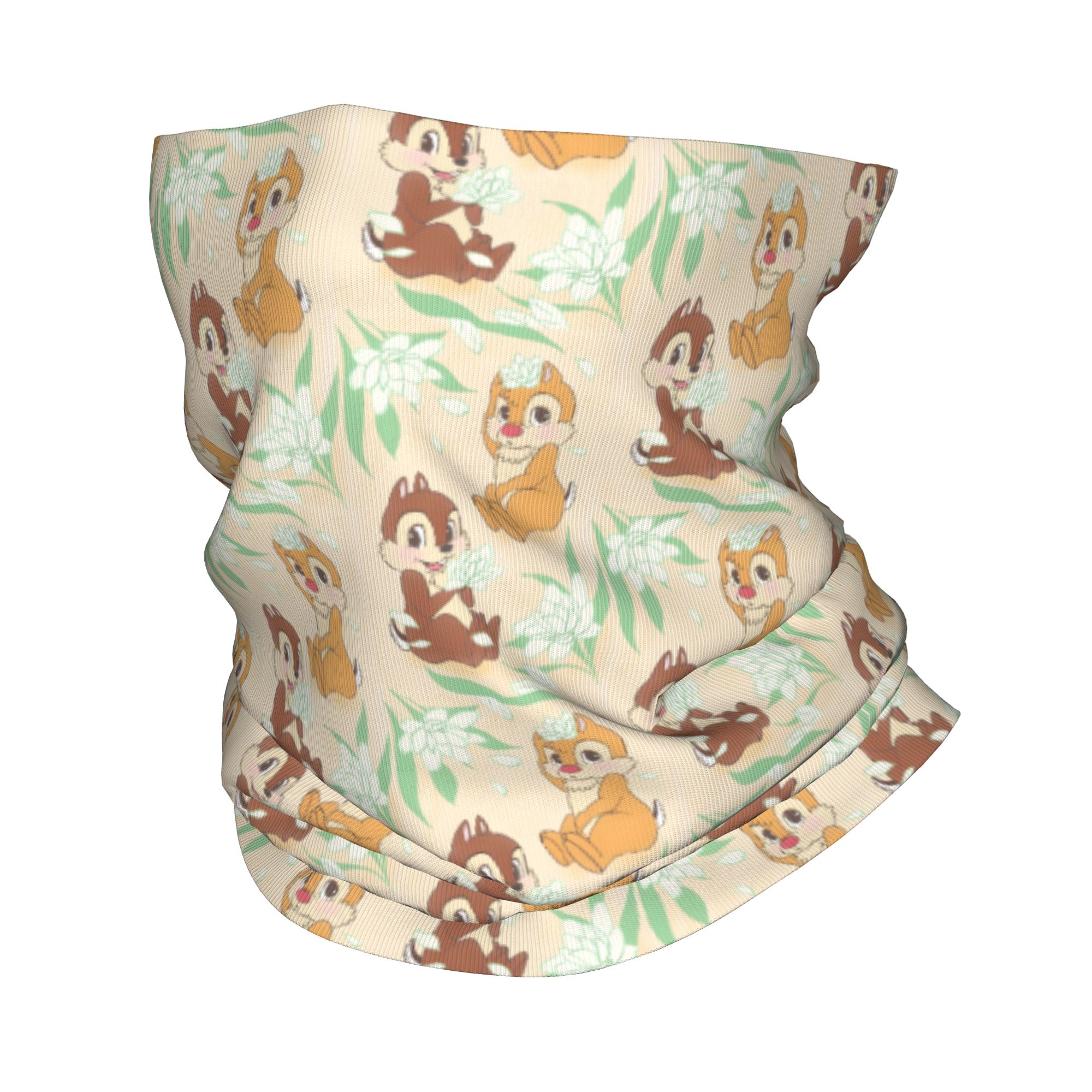 Neck Warmer Tube - 커스텀 귀여운 C-칩과 D-데일 반다나 넥워머