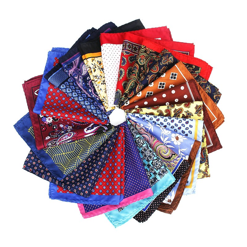 Pocket Square Set - 새로운 패션 남자 손수건 포켓 스퀘어