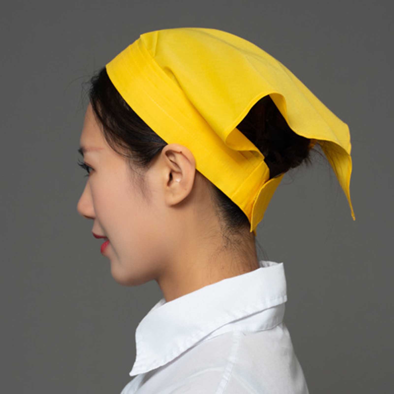 레스토랑 직원용 코튼 헤드 스카프 삼각형 반다나 셰프  - Bandana Cotton 리뷰 및 가격