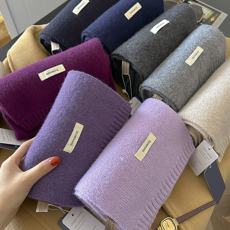 48색 순수 울 스카프 가을 겨울 고품질 부드럽고 따뜻 - Muffler Men Wool 리뷰 및 가격
