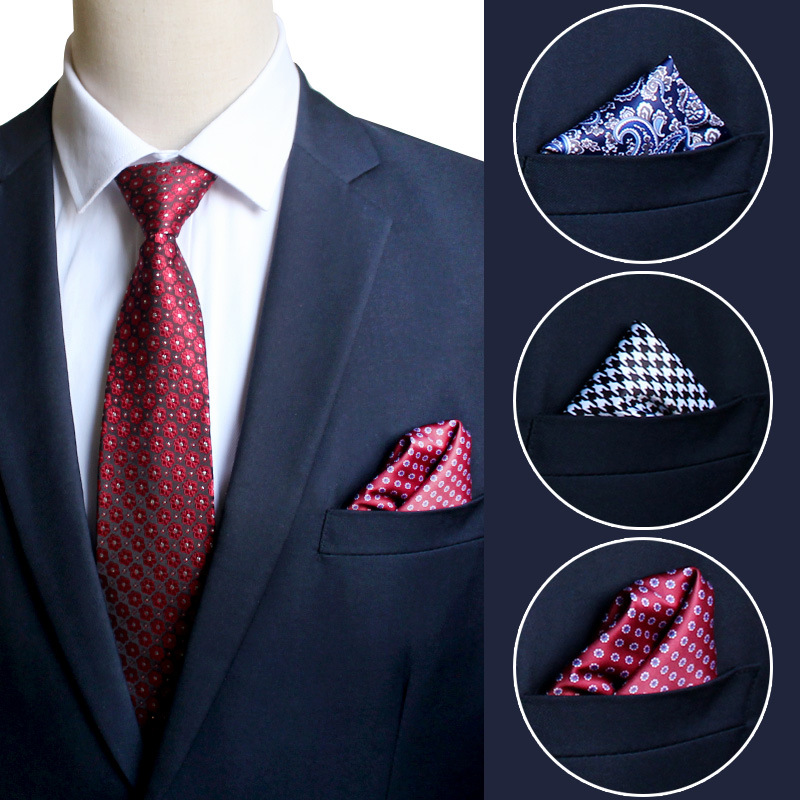 페이즐리 인공 실크 스카프 남성용 손수건, 웨딩 플라워 - Pocket Square Set 리뷰 및 가격