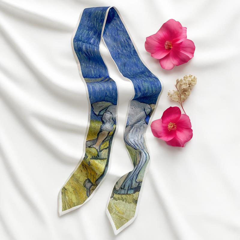 프린트 롱 헤어밴드 스키니 네커치프 여성 헤어 스카프  - Head Wrap Turban 리뷰 및 가격